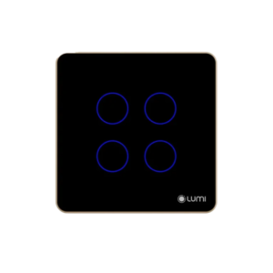 Công tắc thông minh Luto điều khiển rèm đôi | Vuông