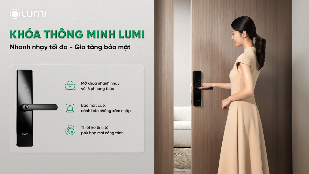 Ra mắt khóa thông minh Lumi