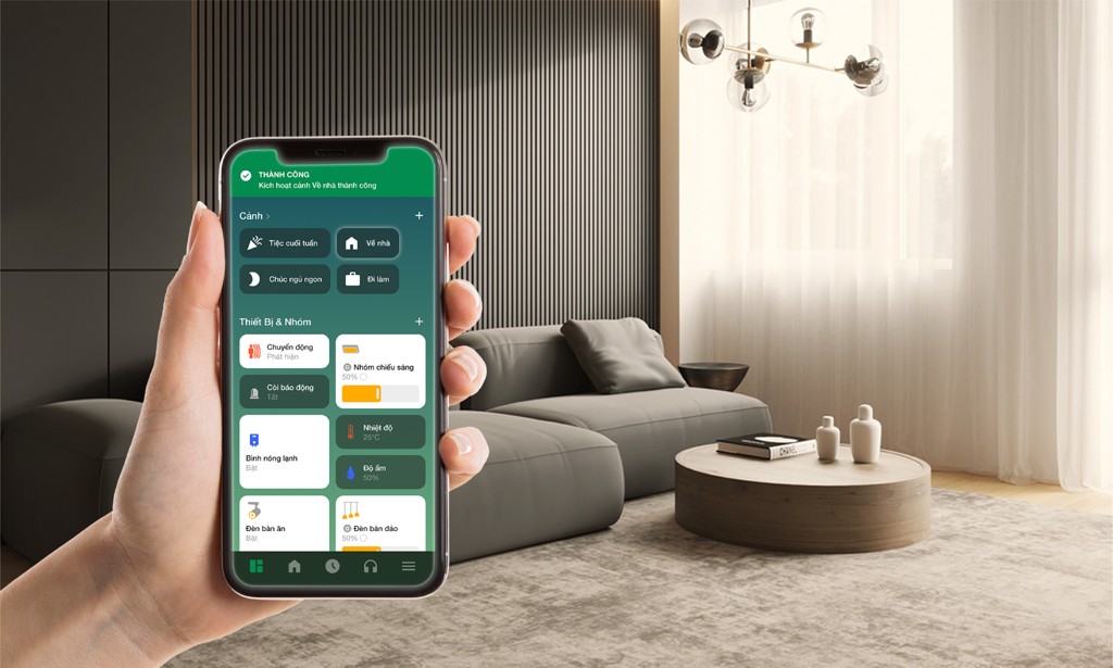 Tích hợp trong các kịch bản sống tiện ích